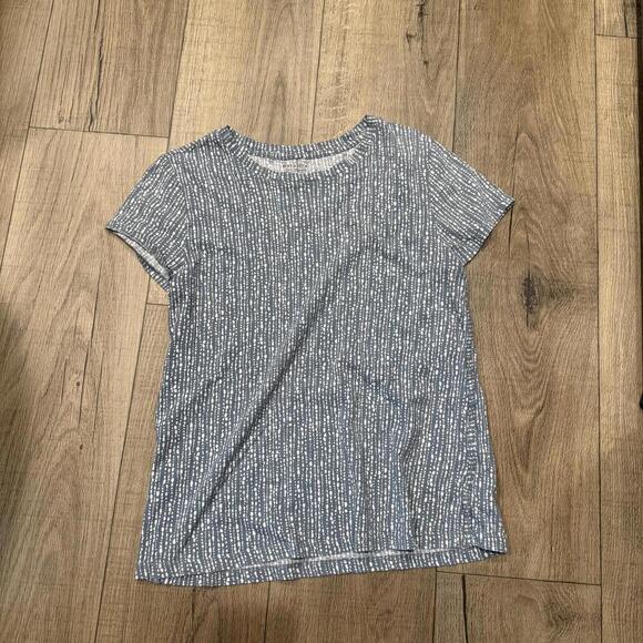 Athleta Women's Patterned Short Sleeve T-Shirt Size Medium - Picture 1 of 2